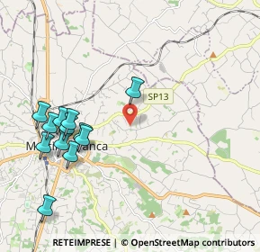 Mappa Strada Tre Tornesi Zona M, 74015 Martina Franca TA, Italia (2.43)