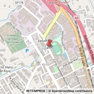 Mappa Corso Mazzini, 208, 84013 Cava de' Tirreni, Salerno (Campania)