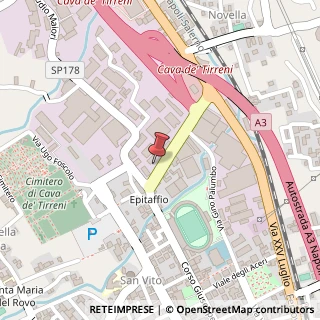 Mappa Viale Riccardo Romano, 3, 84013 Cava de' Tirreni, Salerno (Campania)
