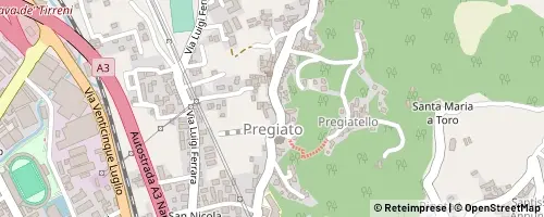 Mappa Cava de' Tirreni