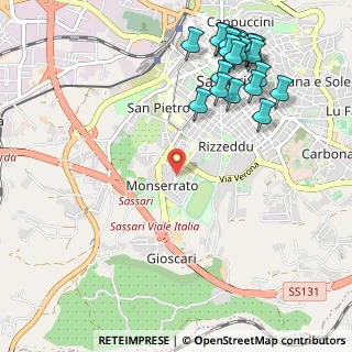 Mappa Via Mosca, 07100 Sassari SS, Italia (1.447)
