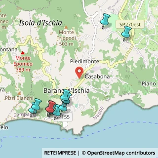 Mappa Via Vittorio Emanuele, 80070 Barano D'ischia NA, Italia (1.41818)