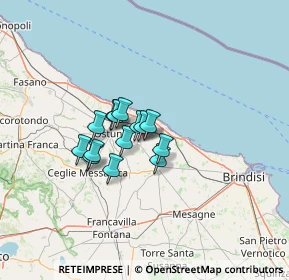 Mappa 72012 Carovigno BR, Italia (8.66714)