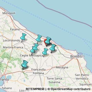 Mappa Via E. Jenner, 72012 Carovigno BR, Italia (12.16154)
