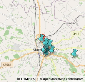 Mappa Strada Cappuccini, 74015 Martina Franca TA, Italia (1.29273)