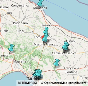 Mappa Strada Cappuccini, 74015 Martina Franca TA, Italia (21.03167)