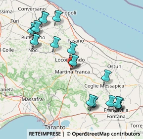 Mappa Strada Cappuccini, 74015 Martina Franca TA, Italia (19.6755)
