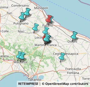 Mappa Strada Cappuccini, 74015 Martina Franca TA, Italia (14.43368)