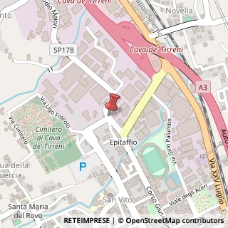 Mappa Via Gaudio Maiori, 45, 84013 Cava de' Tirreni, Salerno (Campania)