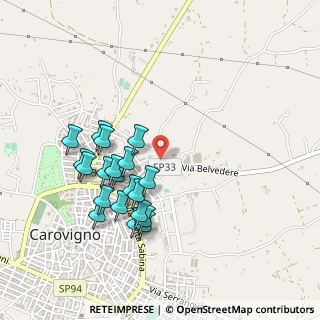 Mappa SP 33, 72012 Carovigno BR (0.493)