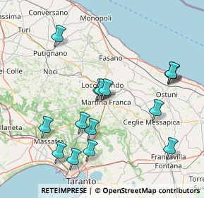 Mappa Strada Caramia Zona D, 74015 Martina Franca TA, Italia (17.816)