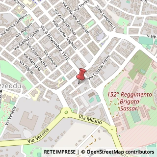 Mappa Via Claudio Fermi, 27, 07100 Sassari, Sassari (Sardegna)