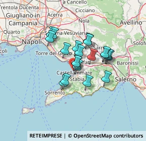 Mappa Marina di Stabia, 80053 Castellammare di Stabia NA, Italia (10.4065)