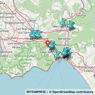 Mappa Località Petraro Santo Stefano, 84013 Cava de' Tirreni SA, Italia (6.99158)