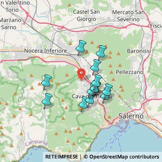 Mappa Località Petraro Santo Stefano, 84013 Cava de' Tirreni SA, Italia (3.05154)