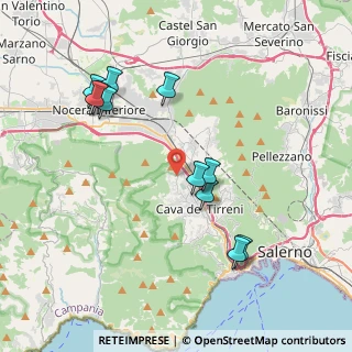 Mappa Località Petraro Santo Stefano, 84013 Cava de' Tirreni SA, Italia (4.34364)