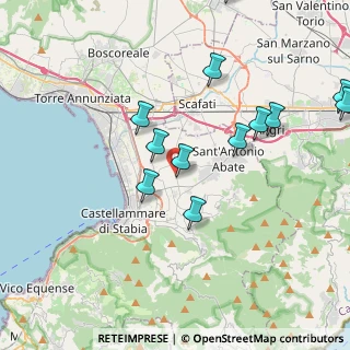 Mappa Via Visitazione, 80050 Santa Maria la Carità NA, Italia (4.64667)