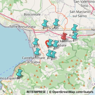 Mappa Via Visitazione, 80050 Santa Maria la Carità NA, Italia (3.88692)