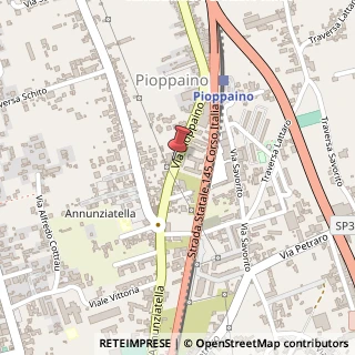 Mappa Via Pioppaino, 37, 80053 Castellammare di Stabia, Napoli (Campania)