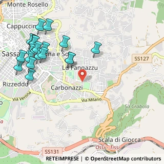 Mappa Via Pietro Nenni, 07100 Sassari SS, Italia (1.426)