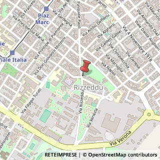 Mappa Via Rizzeddu, 10, 07100 Sassari, Sassari (Sardegna)