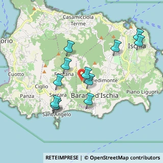 Mappa Via San Pietro, 80070 Barano D'ischia NA, Italia (1.955)