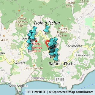 Mappa Via San Pietro, 80070 Barano D'ischia NA, Italia (0.52)