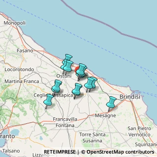 Mappa Via Pablo Picasso, 72012 Carovigno BR, Italia (9.40429)