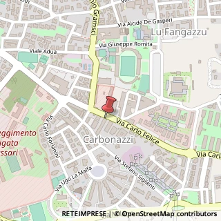 Mappa Via Carlo Felice, 31, 07100 Sassari, Sassari (Sardegna)