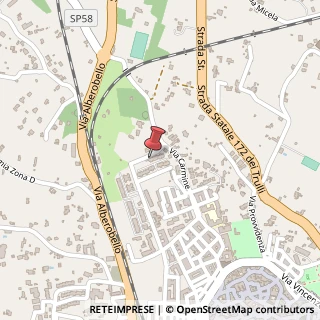 Mappa Via Lella Donato, 7, 74015 Martina Franca, Taranto (Puglia)