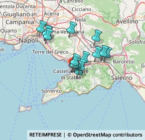 Mappa Via Annunziatella, 80053 Castellammare di Stabia NA, Italia (10.76333)