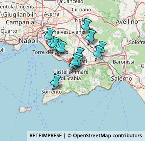 Mappa Via Annunziatella, 80053 Castellammare di Stabia NA, Italia (9.7445)