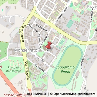 Mappa Via Mosca, 27, 07100 Sassari, Sassari (Sardegna)