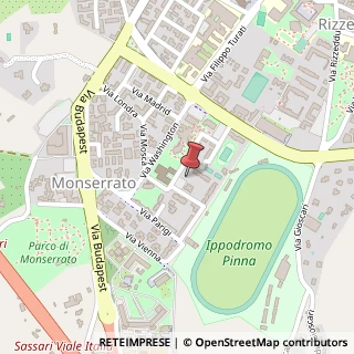 Mappa Via Fondazione Rockefeller, 37/b, 07100 Sassari, Sassari (Sardegna)