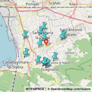 Mappa Via Cappella dei Bisi, 80054 Gragnano NA, Italia (1.76286)