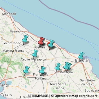 Mappa Via Sardegna, 72012 Carovigno BR, Italia (14.06353)