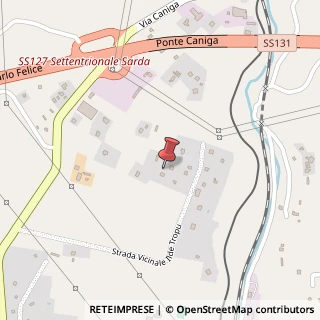 Mappa Strada Vicinale Tropu Ilde, 127/bis, 07100 Sassari, Sassari (Sardegna)