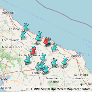 Mappa Via E. Pimentel, 72012 Carovigno BR, Italia (15.165)