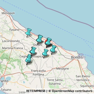 Mappa Via E. Pimentel, 72012 Carovigno BR, Italia (10.08889)
