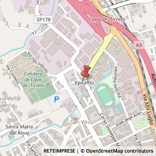 Mappa Corso Mazzini, 260, 84013 Cava de' Tirreni, Salerno (Campania)