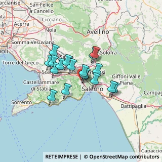 Mappa Via Cimitero, 84013 Cava de' Tirreni SA, Italia (10.13667)