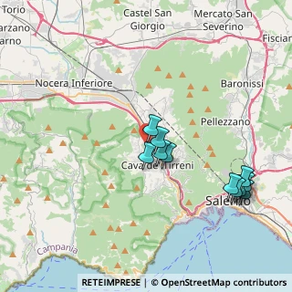 Mappa Via Cimitero, 84013 Cava de' Tirreni SA, Italia (4.20182)