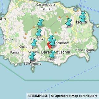 Mappa Via Pendio Nitrodi, 80070 Barano D'ischia NA, Italia (1.98417)