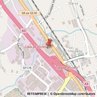 Mappa Via XXV Luglio, 146, 84013 Cava de' Tirreni, Salerno (Campania)