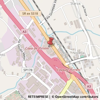 Mappa Via XXV Luglio, 146, 84013 Cava de' Tirreni, Salerno (Campania)