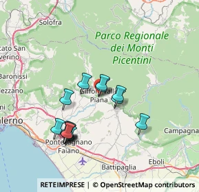 Mappa Via Pisa, 84095 Giffoni Valle Piana SA, Italia (6.935)