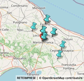 Mappa Strada Micela, 74015 Martina Franca TA, Italia (8.25308)