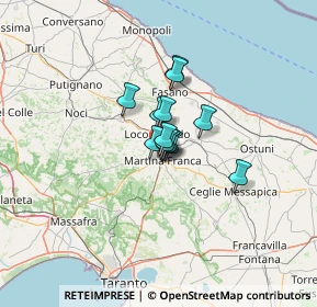 Mappa Strada Micela, 74015 Martina Franca TA, Italia (6.55231)