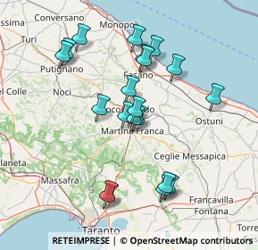 Mappa Strada Micela, 74015 Martina Franca TA, Italia (15.0585)