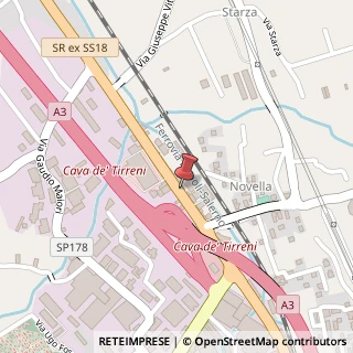 Mappa Via XXV Luglio, 136, 84013 Cava de' Tirreni, Salerno (Campania)